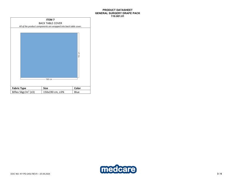 Set procedurale per chirurgia generale - MEDCARE - ALMAMED