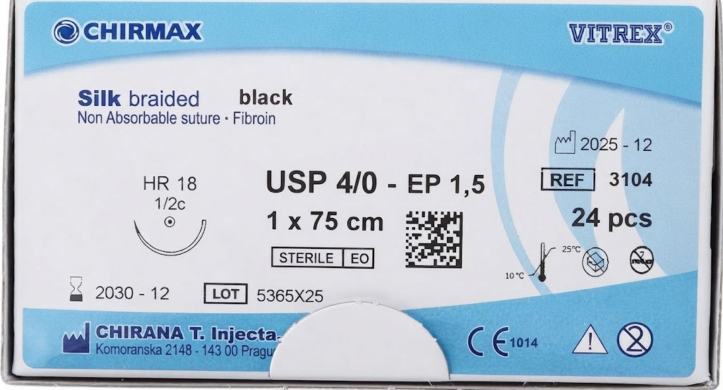 Suture chirurgiche non assorbibili Silk REF/3104 -VITREX - ALMAMED