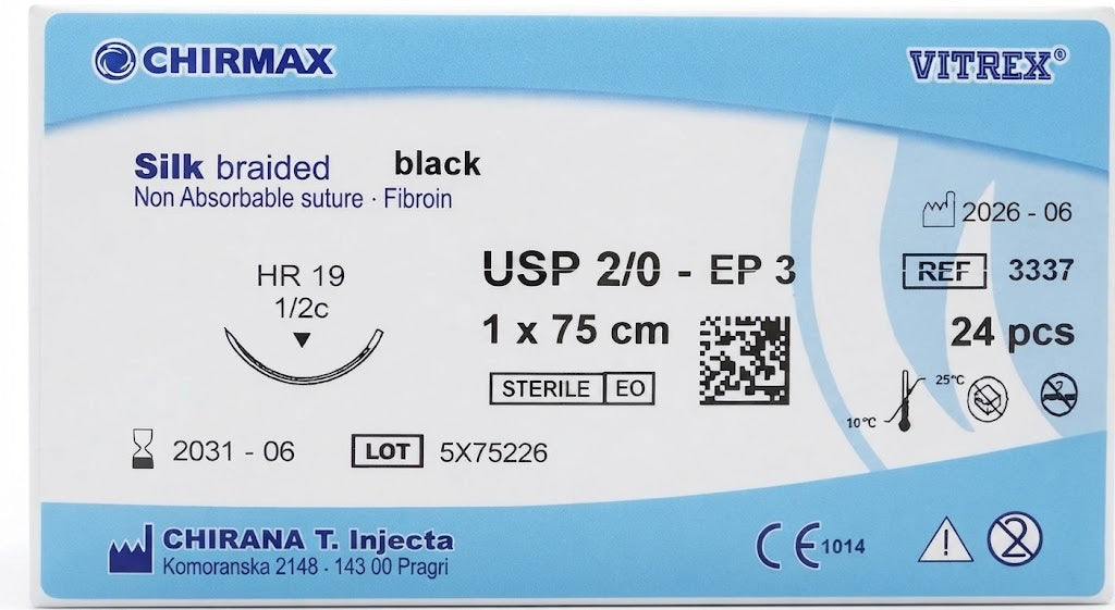 Suture chirurgiche non assorbibili Silk REF/3337 -VITREX - ALMAMED