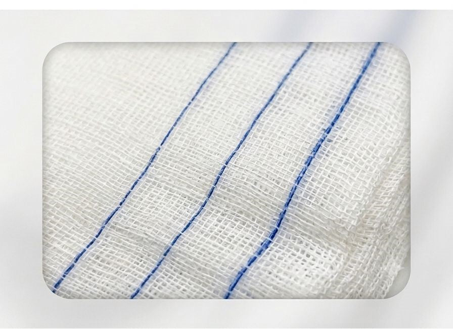 Pezza laparotomica in cotone con RX 4 strati (cm30x30cm) non sterile - SANIFARMA - ALMAMED