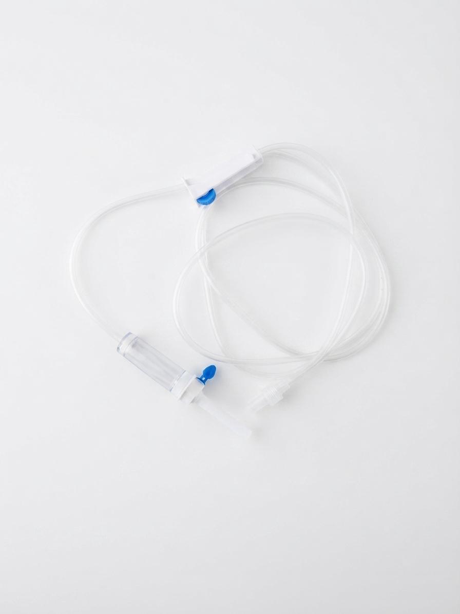 Deflussore luer lock senza ago tubo da 150cm - SANIFARMA - ALMAMED