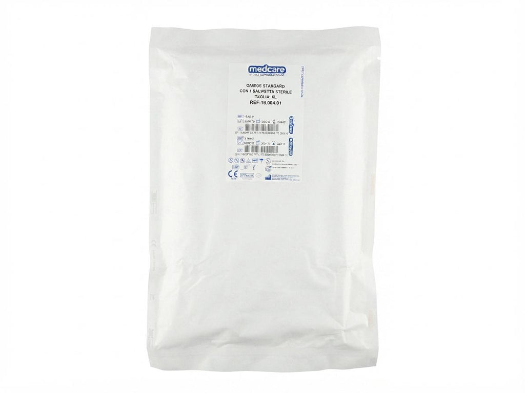 Camice chirurgico Monouso Sterile con 1 Salvietta 40g- MEDCARE - ALMAMED