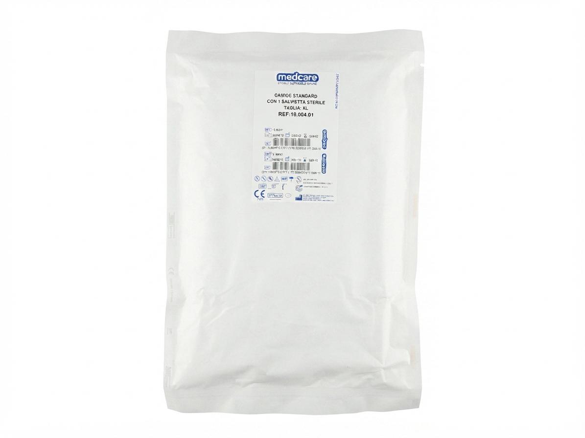 Camice chirurgico Monouso Sterile con 1 Salvietta 40g- MEDCARE - ALMAMED