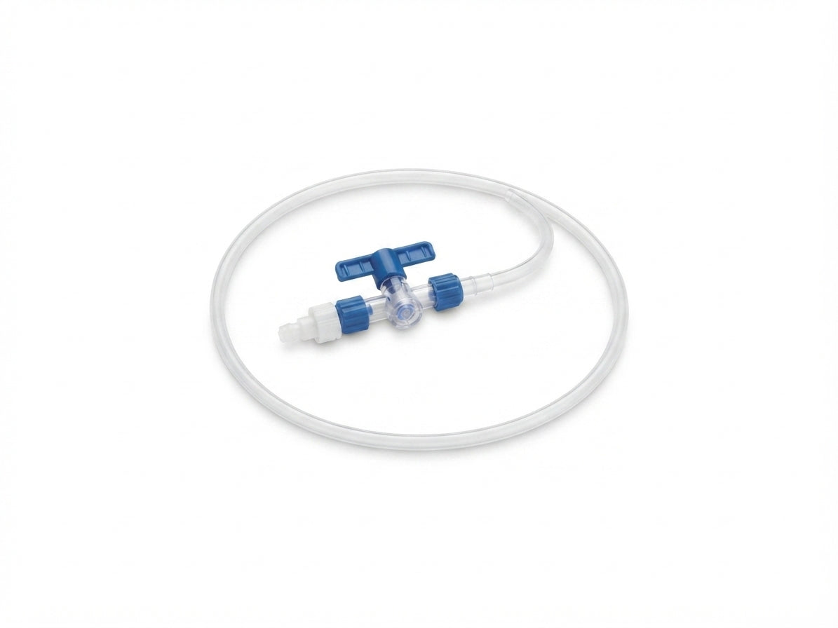 Rubinetto con prolunga a tre vie lipido resistenti - RAYS - ALMAMED