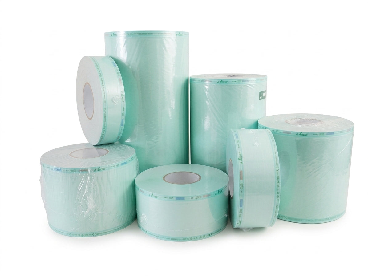 Rotolo piatto Vapore e EO (mm75 x 200mt) - STERIDIAMOND - ALMAMED