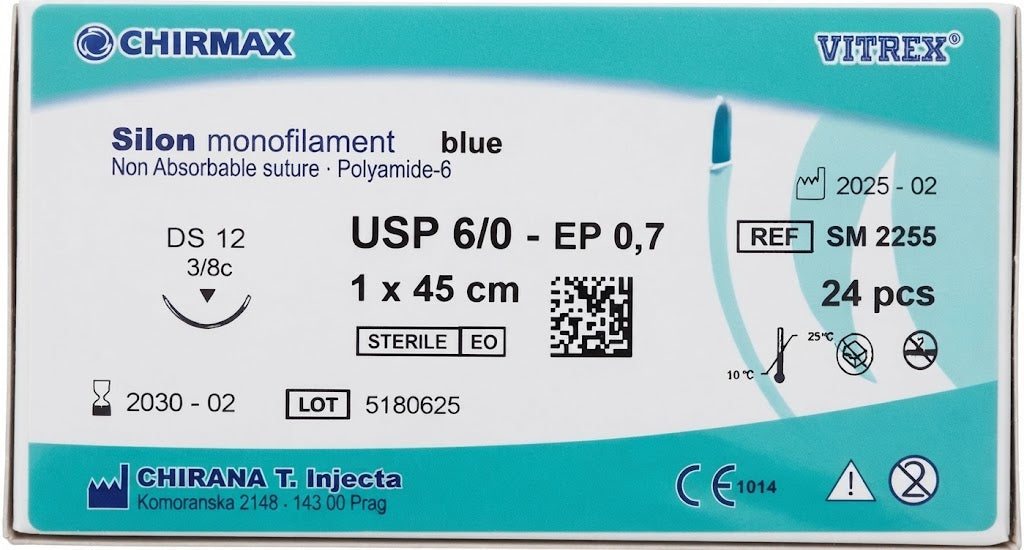 Suture chirurgiche non assorbibili Silon REF/SM 2255- VITREX - ALMAMED