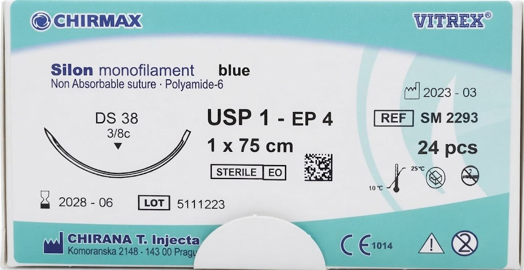 Suture chirurgiche non assorbibili Silon REF/SM 2293- VITREX - ALMAMED