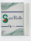 Lenzuolino medico bianco in PURA cellulosa a 2 veli H60cm - SANIFARMA - ALMAMED