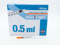 Siringa da insulina con ago spazio nullo 0.5ml - RAYS - ALMAMED